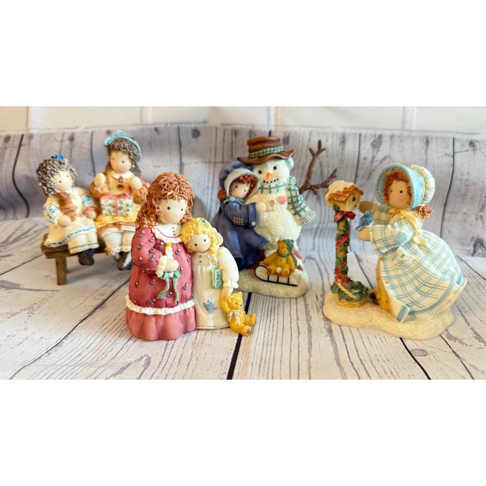 Lang & Wise Special Friends Figurines Sherri Buck Baldwin Christmas Set of 4
